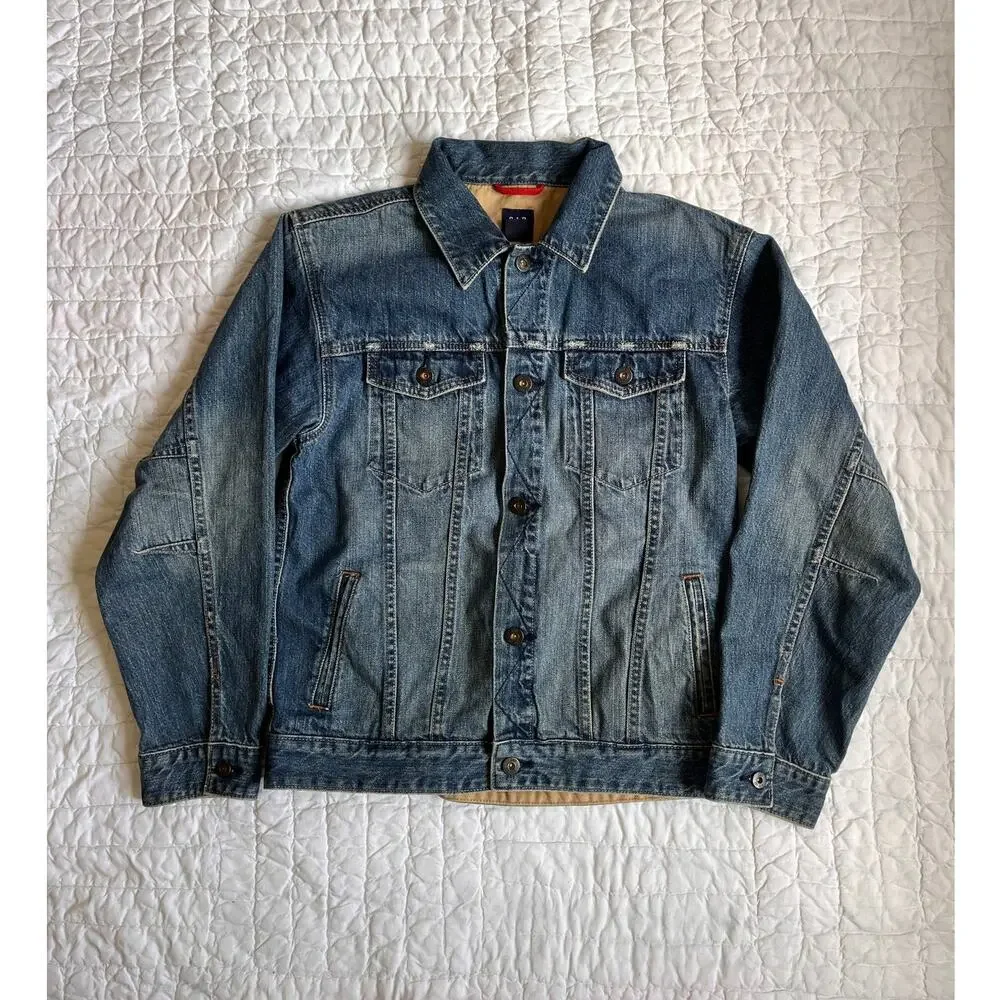 GAP Kids Medium Blue Classic Denim Jean Jacket Boys XXL 14-16